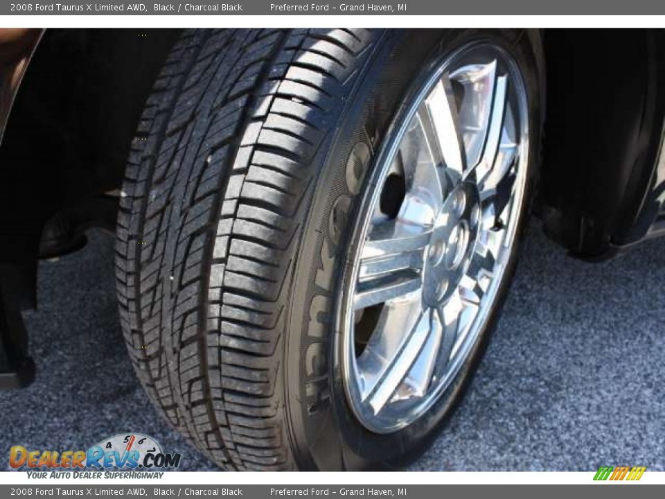 2008 Ford Taurus X Limited AWD Black / Charcoal Black Photo #9