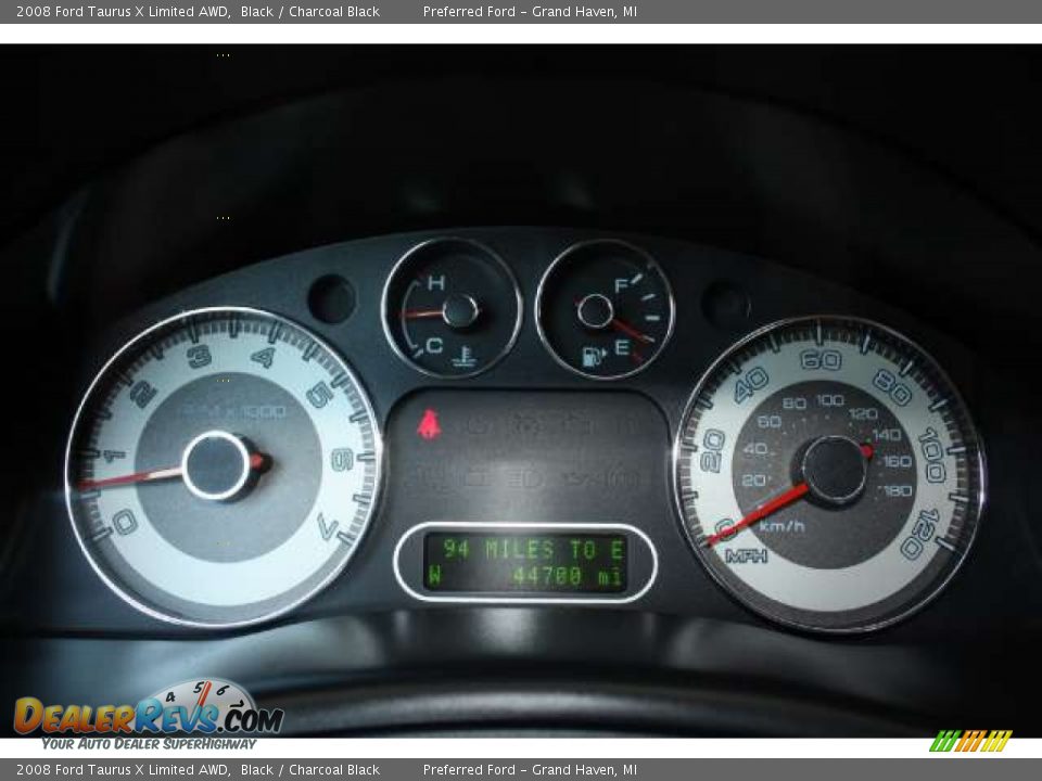 2008 Ford Taurus X Limited AWD Black / Charcoal Black Photo #10
