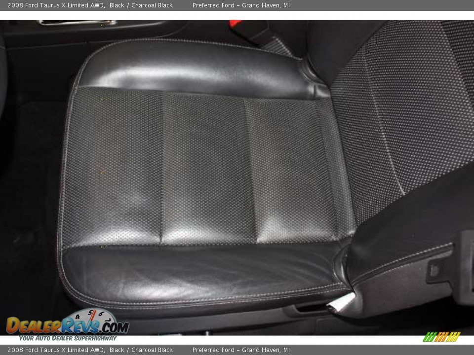 2008 Ford Taurus X Limited AWD Black / Charcoal Black Photo #14