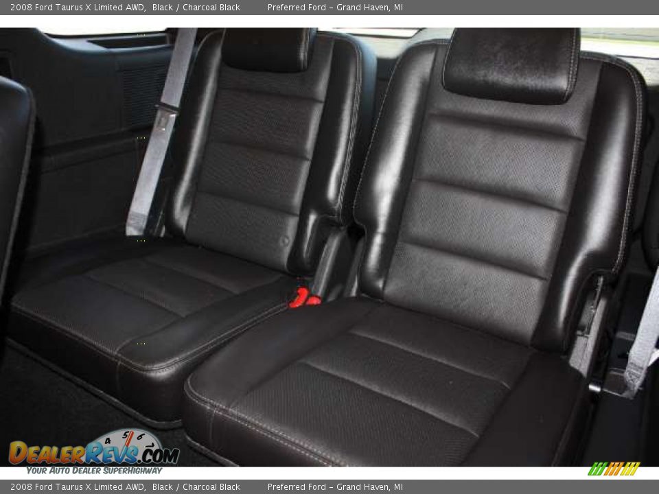2008 Ford Taurus X Limited AWD Black / Charcoal Black Photo #18