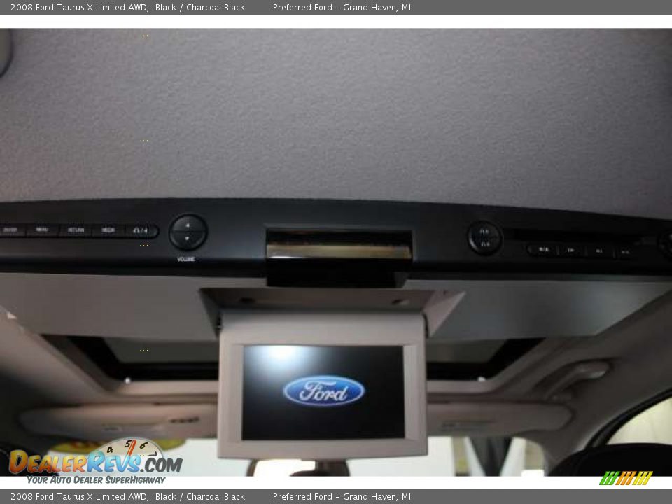 2008 Ford Taurus X Limited AWD Black / Charcoal Black Photo #19