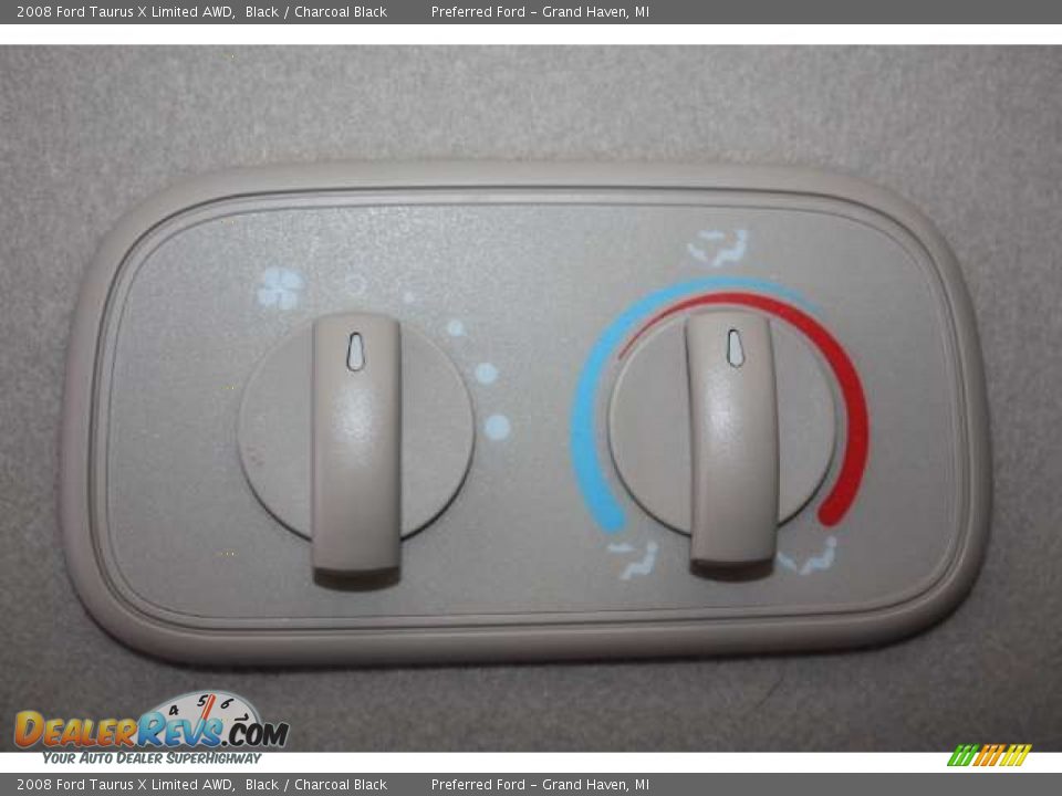2008 Ford Taurus X Limited AWD Black / Charcoal Black Photo #20