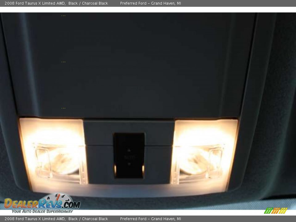 2008 Ford Taurus X Limited AWD Black / Charcoal Black Photo #21