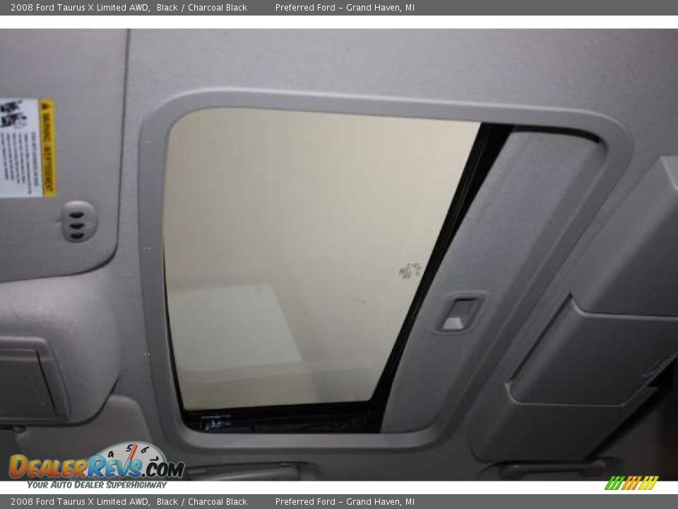 2008 Ford Taurus X Limited AWD Black / Charcoal Black Photo #22