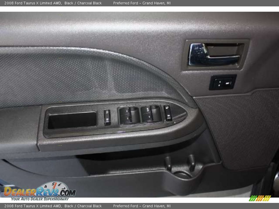 2008 Ford Taurus X Limited AWD Black / Charcoal Black Photo #26