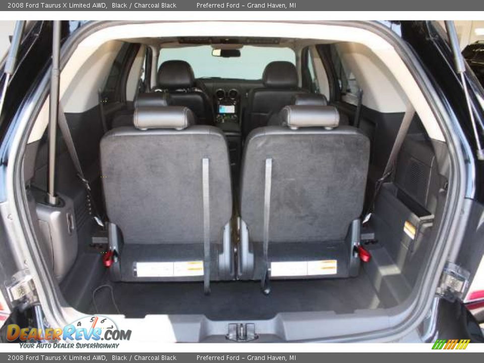 2008 Ford Taurus X Limited AWD Black / Charcoal Black Photo #28