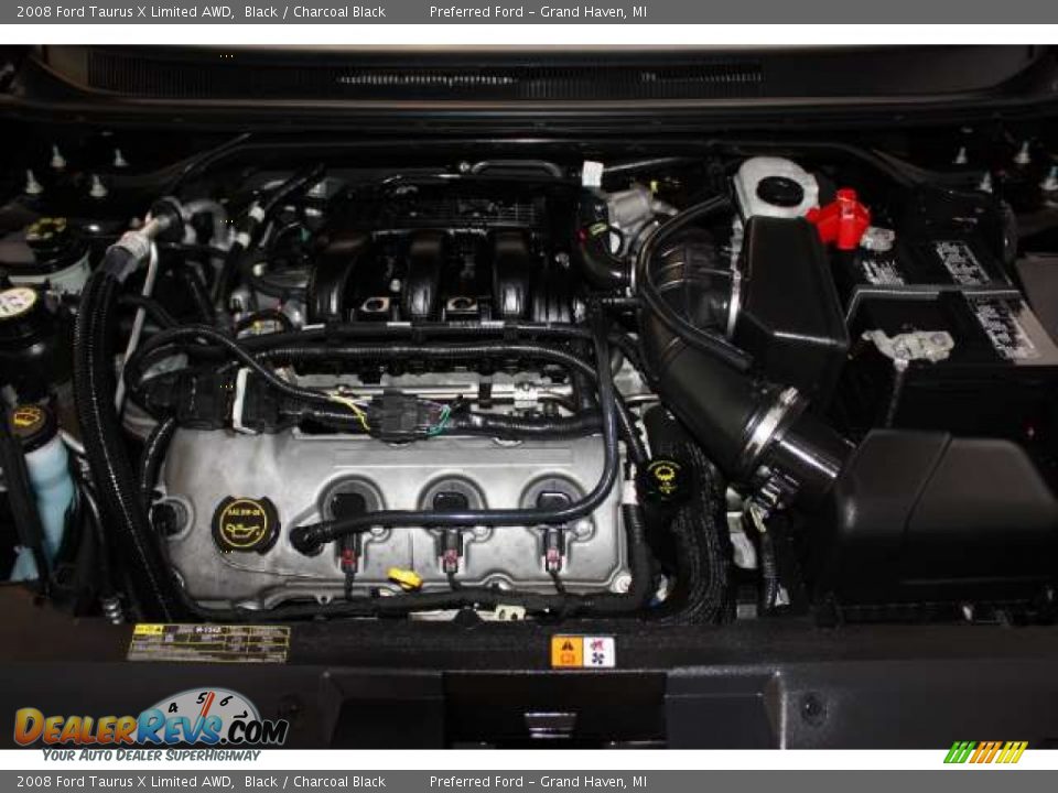 2008 Ford Taurus X Limited AWD Black / Charcoal Black Photo #29