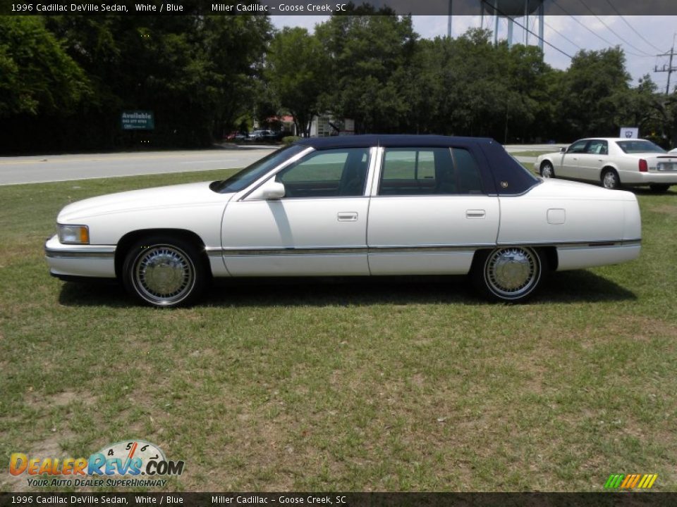 White 1996 Cadillac DeVille Sedan Photo #2