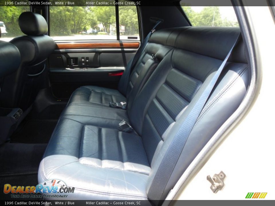 Blue Interior - 1996 Cadillac DeVille Sedan Photo #6