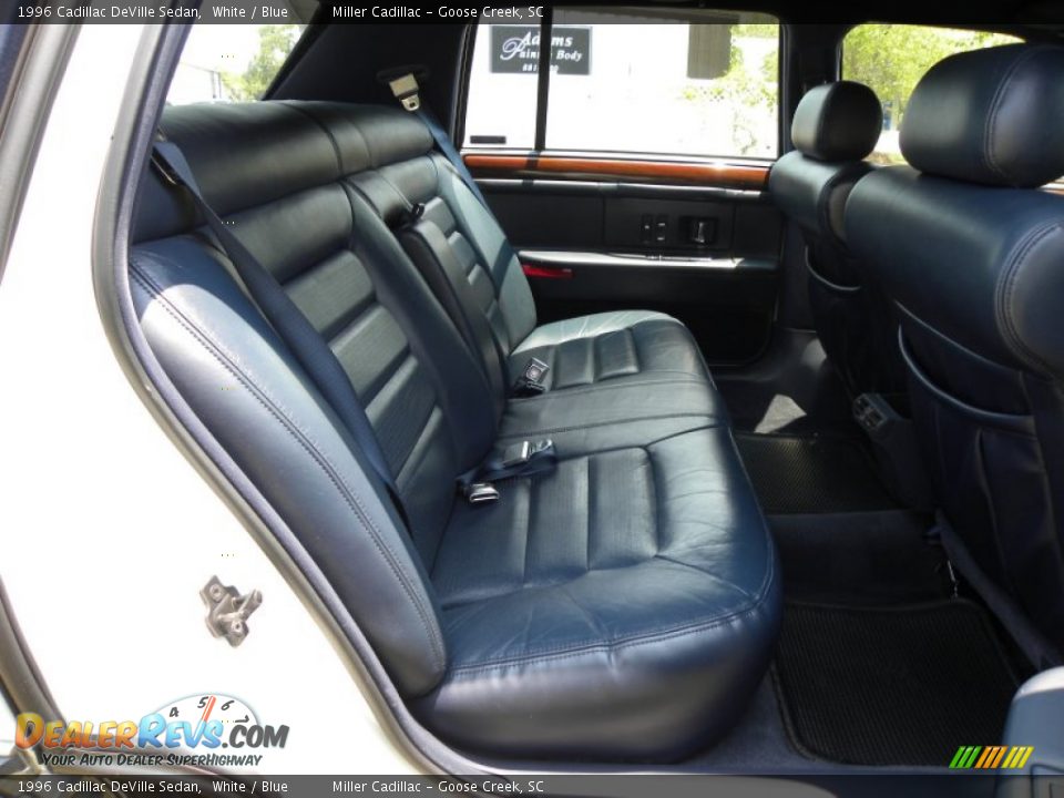 Blue Interior - 1996 Cadillac DeVille Sedan Photo #10
