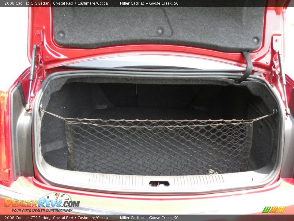 2008 Cadillac CTS Sedan Crystal Red / Cashmere/Cocoa Photo #18