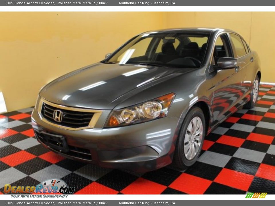 2009 Honda Accord LX Sedan Polished Metal Metallic / Black Photo #2