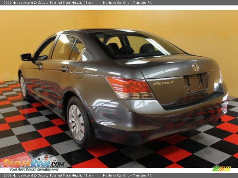 2009 Honda Accord LX Sedan Polished Metal Metallic / Black Photo #3