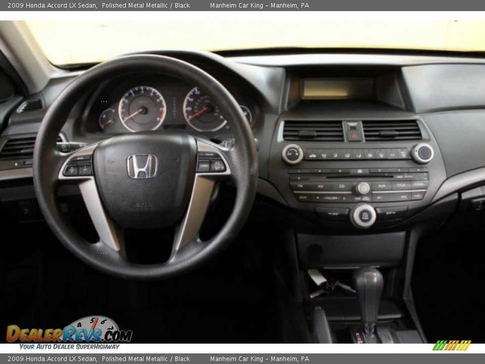 2009 Honda Accord LX Sedan Polished Metal Metallic / Black Photo #5