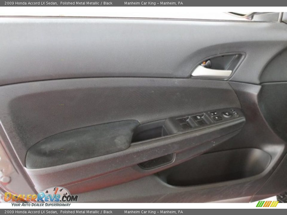 2009 Honda Accord LX Sedan Polished Metal Metallic / Black Photo #9