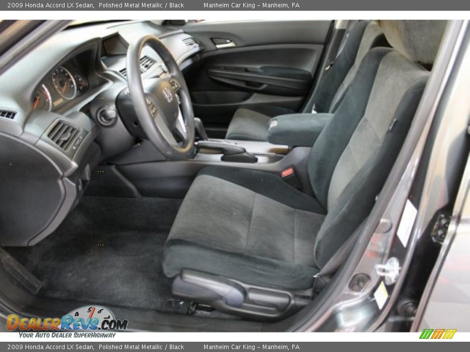 2009 Honda Accord LX Sedan Polished Metal Metallic / Black Photo #10