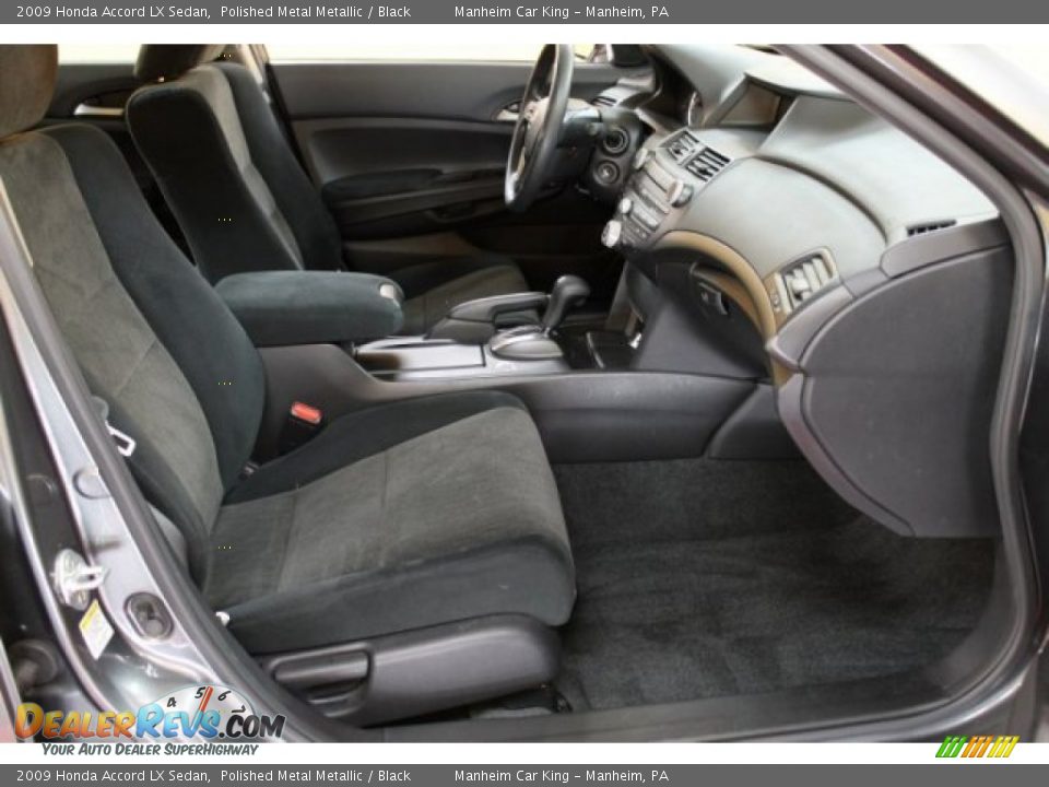 2009 Honda Accord LX Sedan Polished Metal Metallic / Black Photo #14