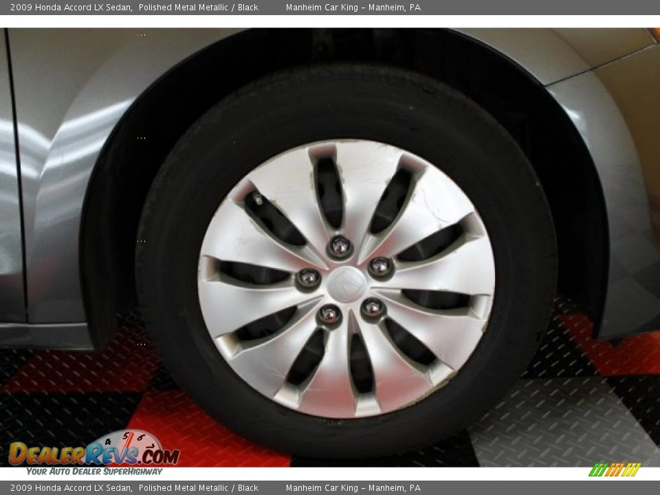 2009 Honda Accord LX Sedan Polished Metal Metallic / Black Photo #15