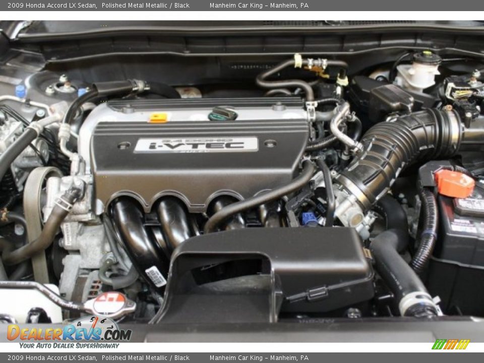 2009 Honda Accord LX Sedan Polished Metal Metallic / Black Photo #16