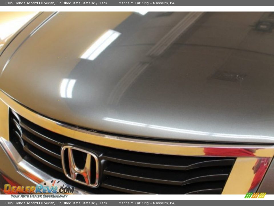 2009 Honda Accord LX Sedan Polished Metal Metallic / Black Photo #17