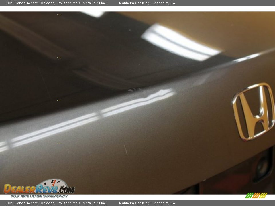 2009 Honda Accord LX Sedan Polished Metal Metallic / Black Photo #21
