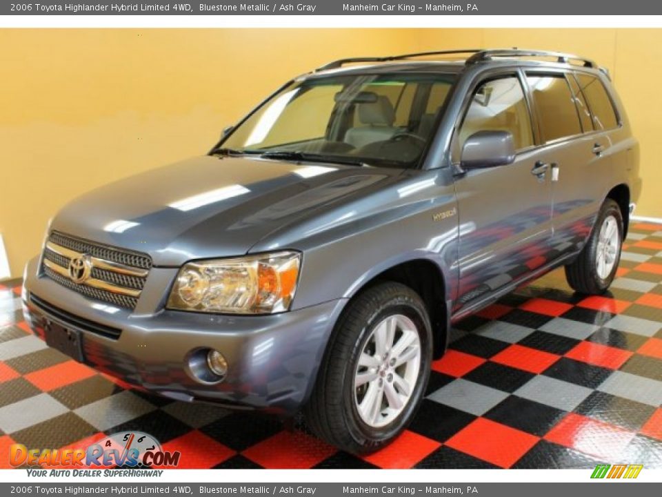 2006 Toyota Highlander Hybrid Limited 4WD Bluestone Metallic / Ash Gray Photo #2