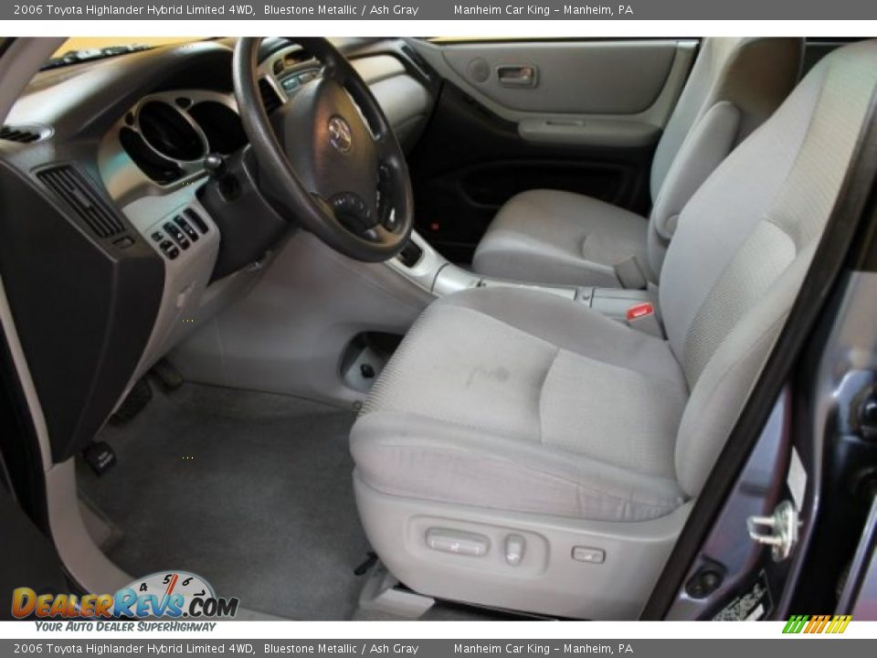 2006 Toyota Highlander Hybrid Limited 4WD Bluestone Metallic / Ash Gray Photo #11