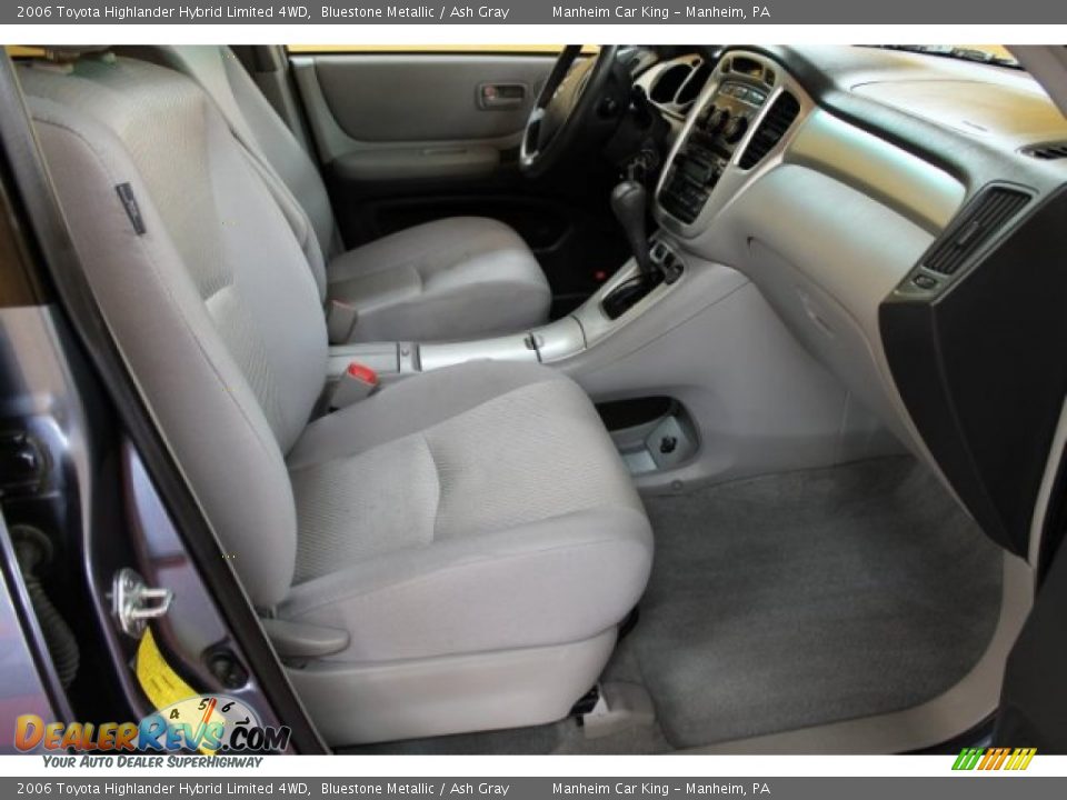 2006 Toyota Highlander Hybrid Limited 4WD Bluestone Metallic / Ash Gray Photo #16