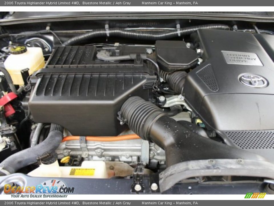 2006 Toyota Highlander Hybrid Limited 4WD Bluestone Metallic / Ash Gray Photo #17