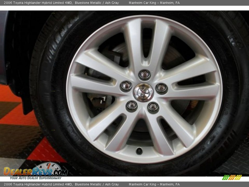 2006 Toyota Highlander Hybrid Limited 4WD Bluestone Metallic / Ash Gray Photo #18