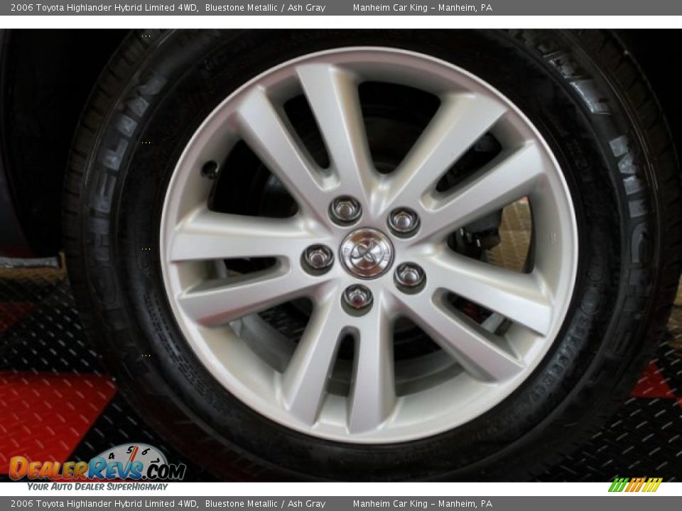 2006 Toyota Highlander Hybrid Limited 4WD Bluestone Metallic / Ash Gray Photo #19