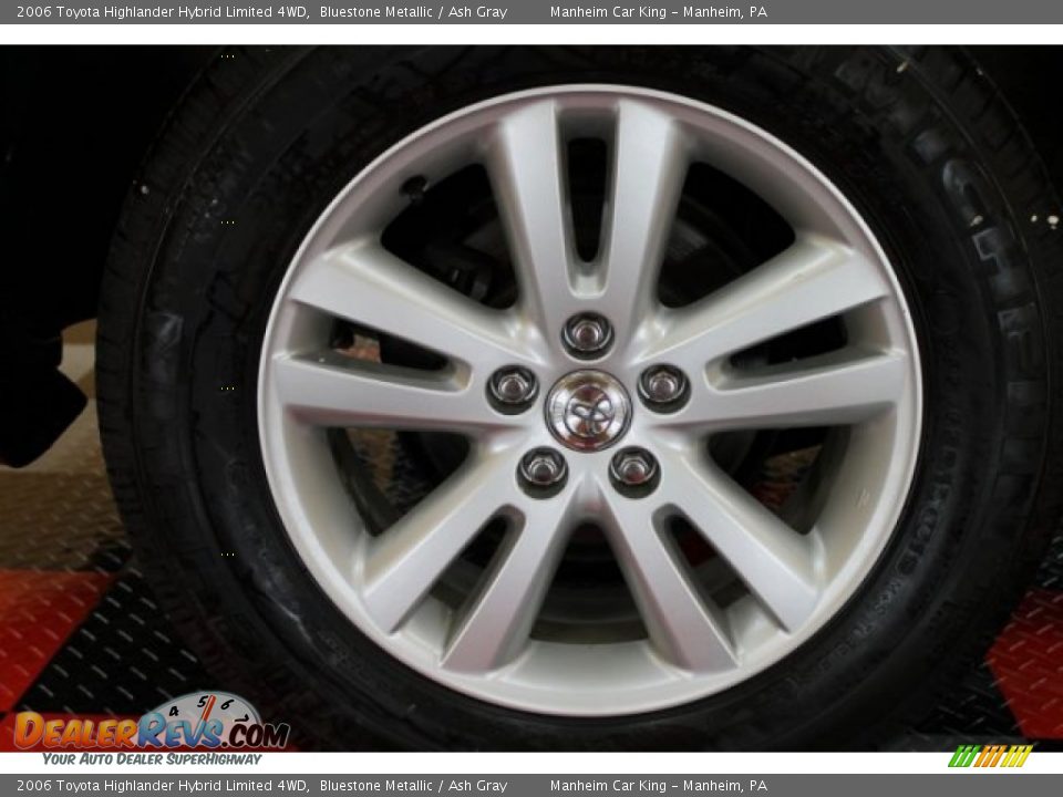 2006 Toyota Highlander Hybrid Limited 4WD Bluestone Metallic / Ash Gray Photo #20