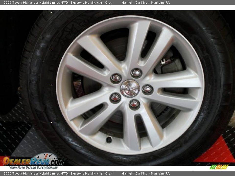 2006 Toyota Highlander Hybrid Limited 4WD Bluestone Metallic / Ash Gray Photo #21
