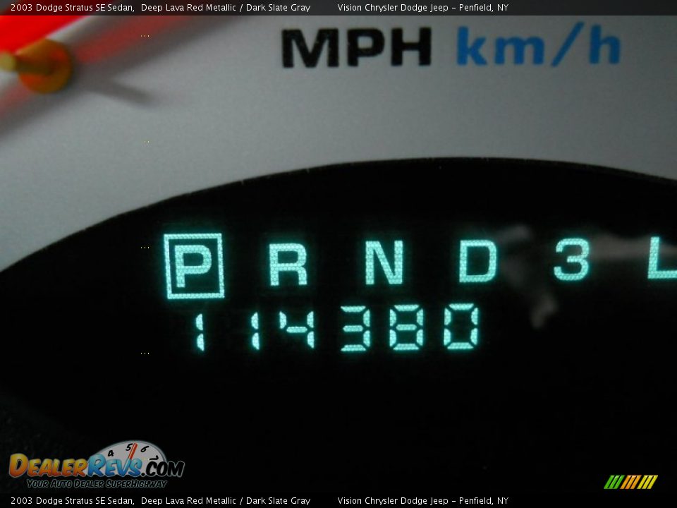 2003 Dodge Stratus SE Sedan Deep Lava Red Metallic / Dark Slate Gray Photo #3