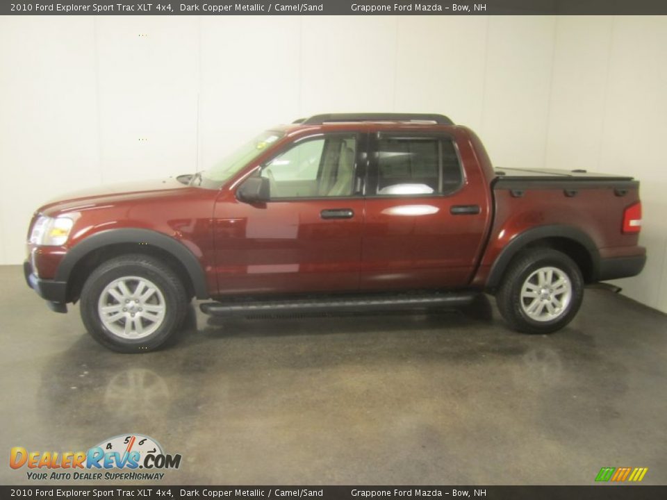 2010 Ford Explorer Sport Trac XLT 4x4 Dark Copper Metallic / Camel/Sand Photo #3