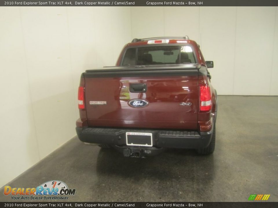2010 Ford Explorer Sport Trac XLT 4x4 Dark Copper Metallic / Camel/Sand Photo #12