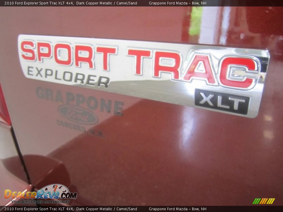 2010 Ford Explorer Sport Trac XLT 4x4 Dark Copper Metallic / Camel/Sand Photo #16