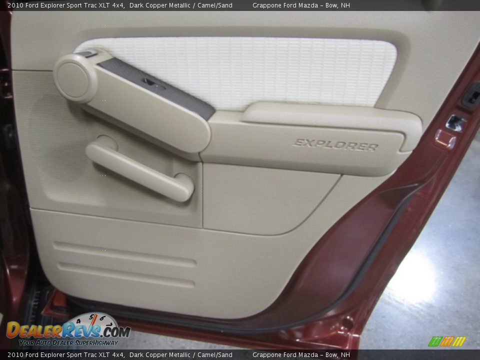 2010 Ford Explorer Sport Trac XLT 4x4 Dark Copper Metallic / Camel/Sand Photo #23