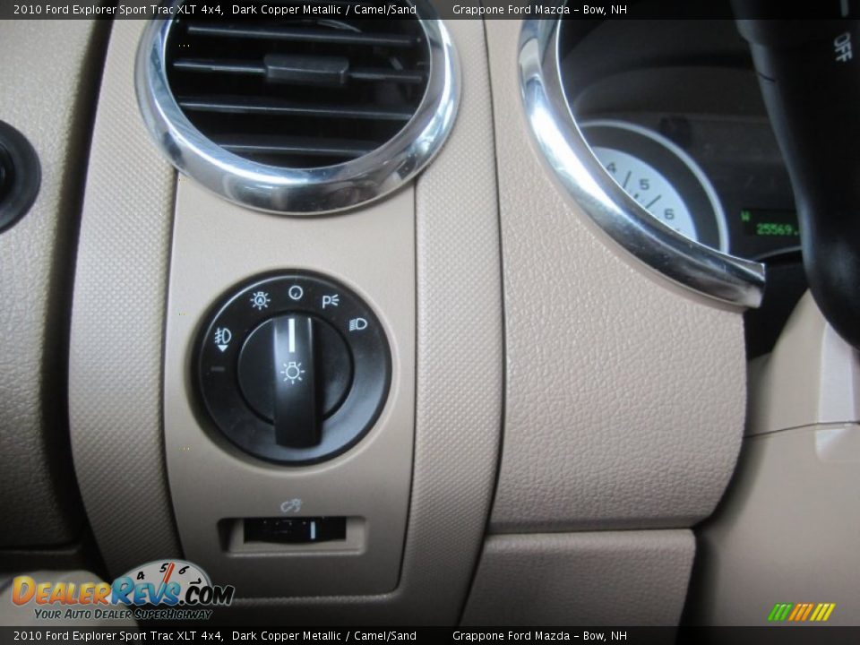 2010 Ford Explorer Sport Trac XLT 4x4 Dark Copper Metallic / Camel/Sand Photo #29