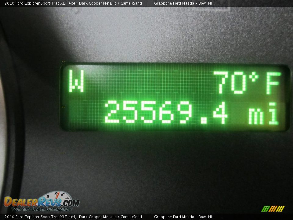 2010 Ford Explorer Sport Trac XLT 4x4 Dark Copper Metallic / Camel/Sand Photo #36