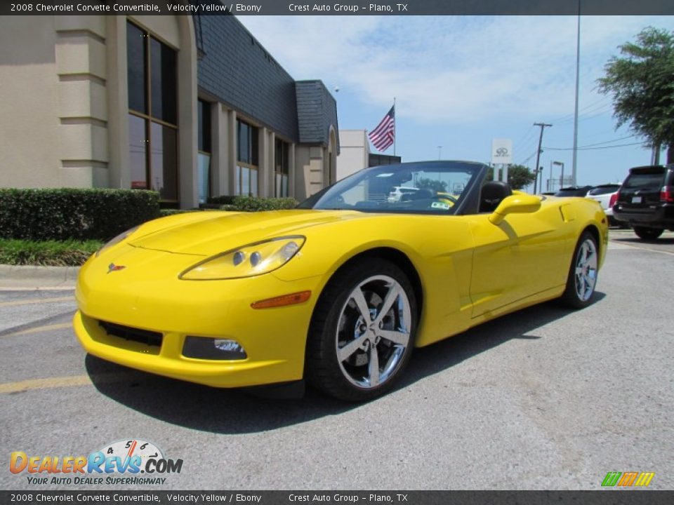 Front 3/4 View of 2008 Chevrolet Corvette Convertible Photo #3
