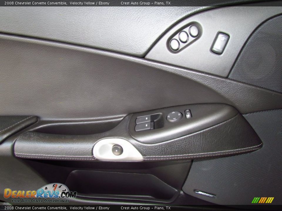 2008 Chevrolet Corvette Convertible Velocity Yellow / Ebony Photo #11