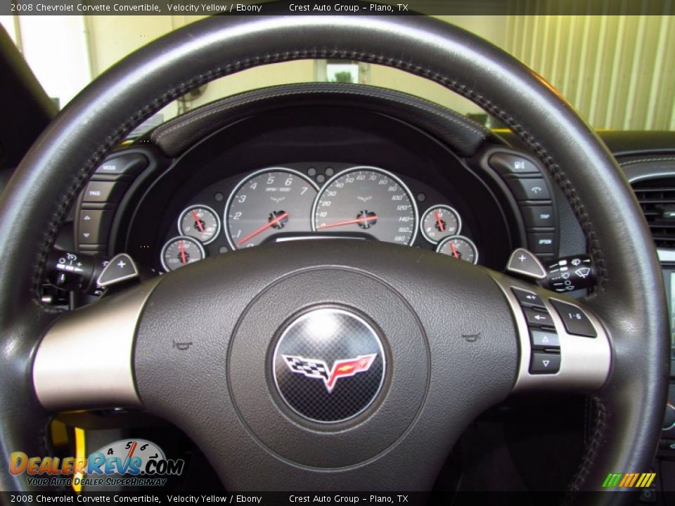 2008 Chevrolet Corvette Convertible Steering Wheel Photo #13