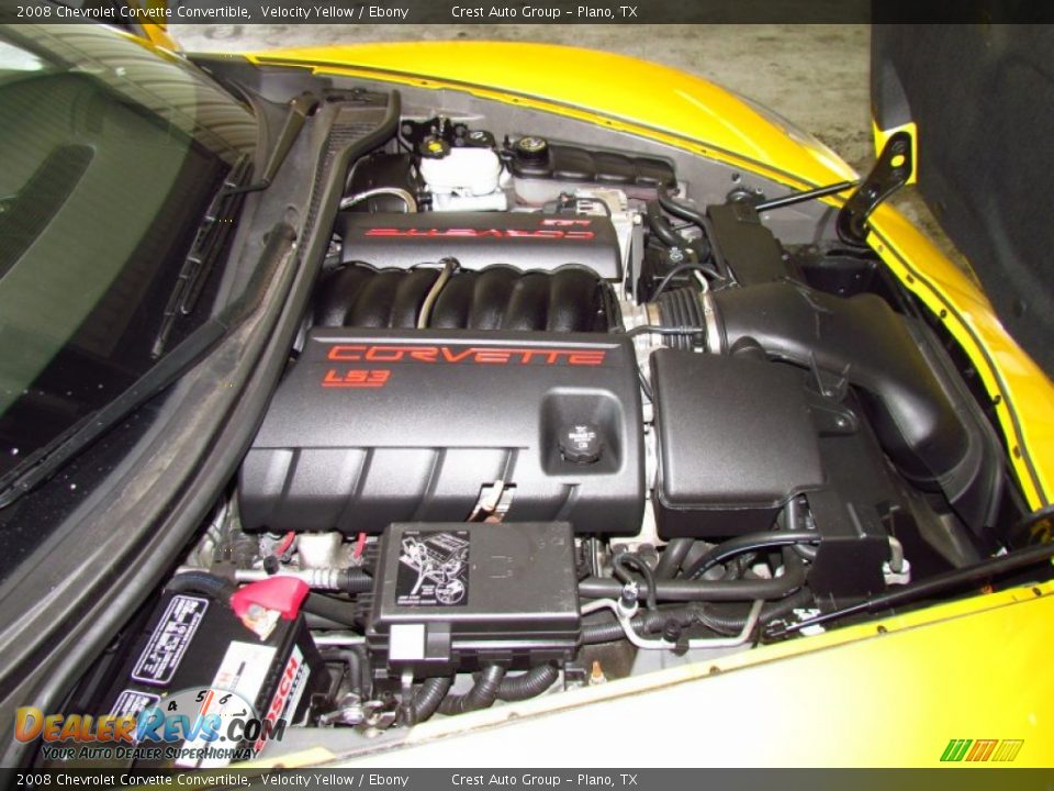 2008 Chevrolet Corvette Convertible 6.2 Liter OHV 16-Valve LS3 V8 Engine Photo #19