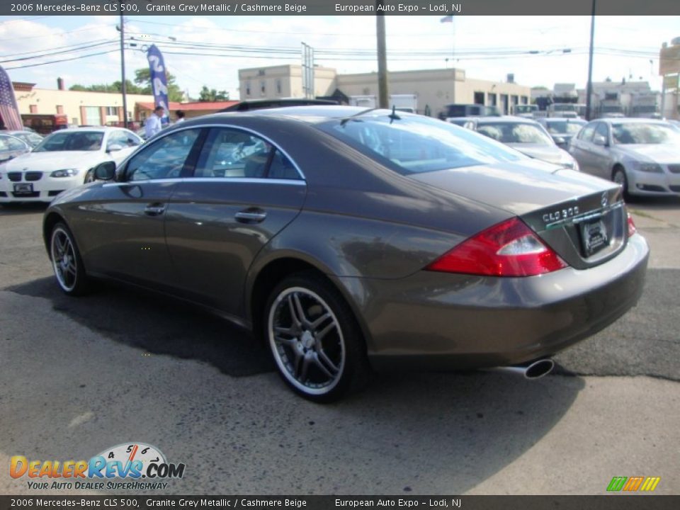 2006 Mercedes-Benz CLS 500 Granite Grey Metallic / Cashmere Beige Photo #3