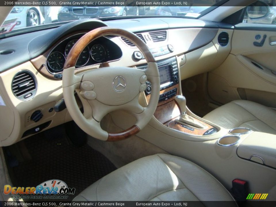 2006 Mercedes-Benz CLS 500 Granite Grey Metallic / Cashmere Beige Photo #5