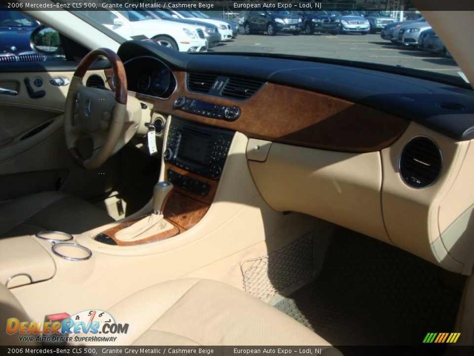 2006 Mercedes-Benz CLS 500 Granite Grey Metallic / Cashmere Beige Photo #6