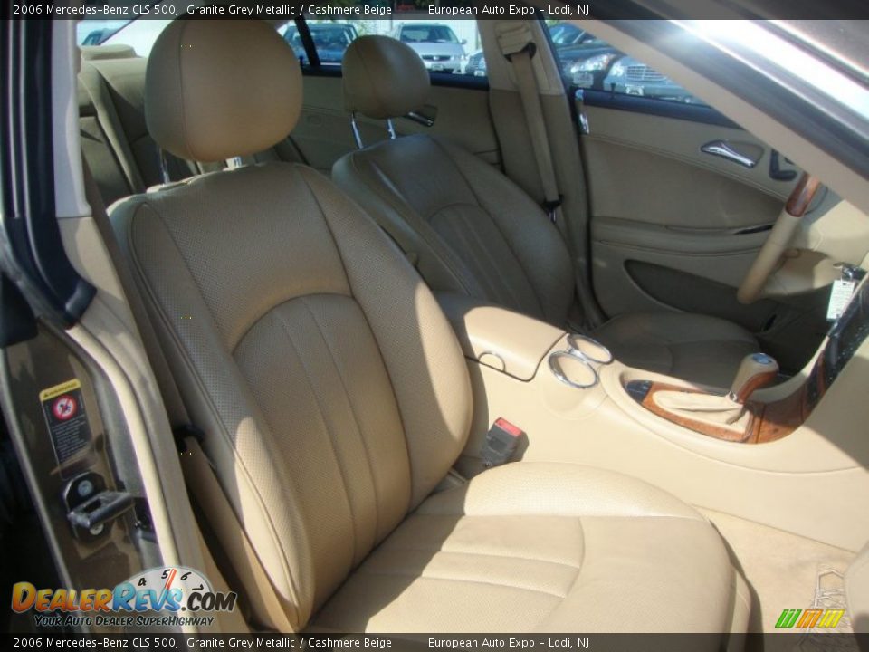 2006 Mercedes-Benz CLS 500 Granite Grey Metallic / Cashmere Beige Photo #7