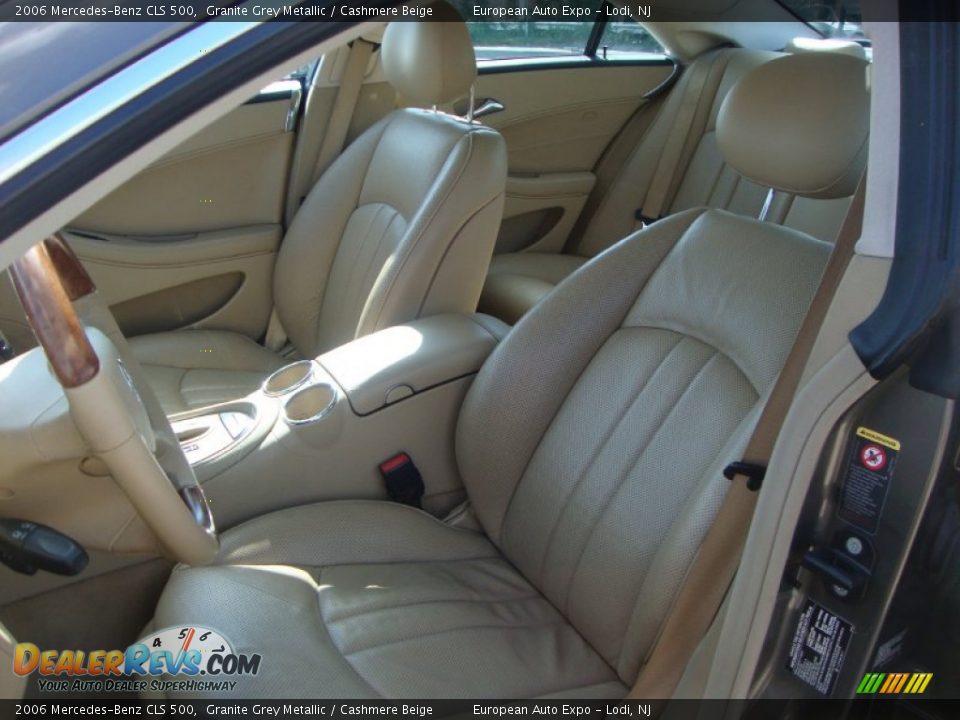 2006 Mercedes-Benz CLS 500 Granite Grey Metallic / Cashmere Beige Photo #8