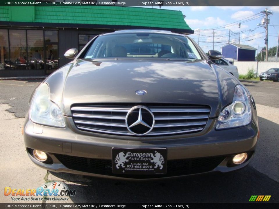 2006 Mercedes-Benz CLS 500 Granite Grey Metallic / Cashmere Beige Photo #9